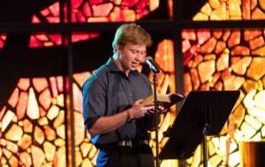 Luke Yates- Logsdon Student Speaking at Chapel